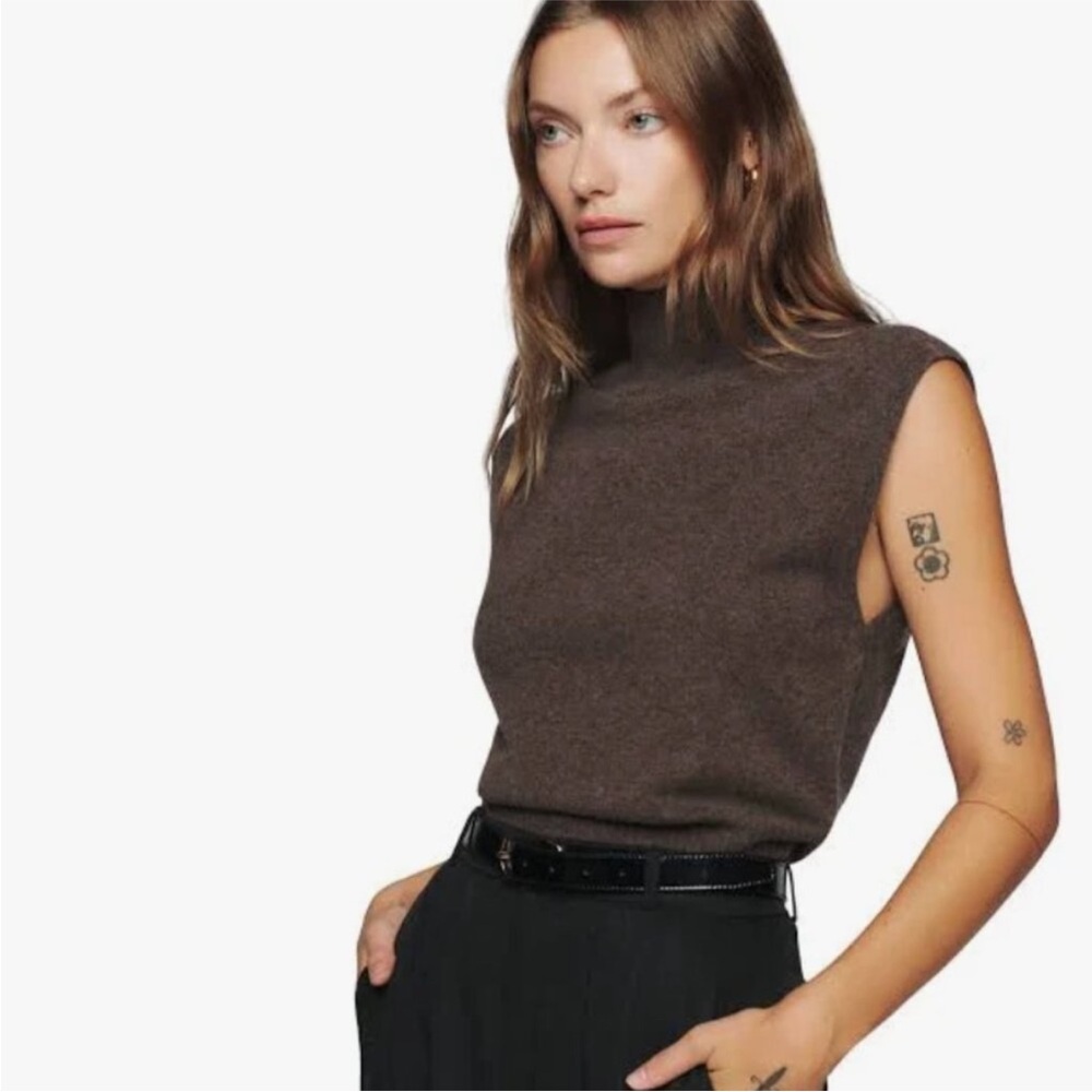 Reformation Cashmere Turtleneck Sweater